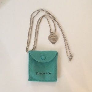 Tiffany heart dog tag
